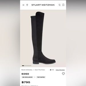Stuart Weitzman over the knee 50/50 boot. Size 5 1/2.